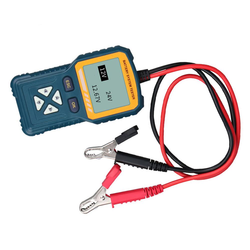 Advanced Car Battery Tester 12V 24V for Measuring Capacity Internal Resistance and Charging Status Reliable Results