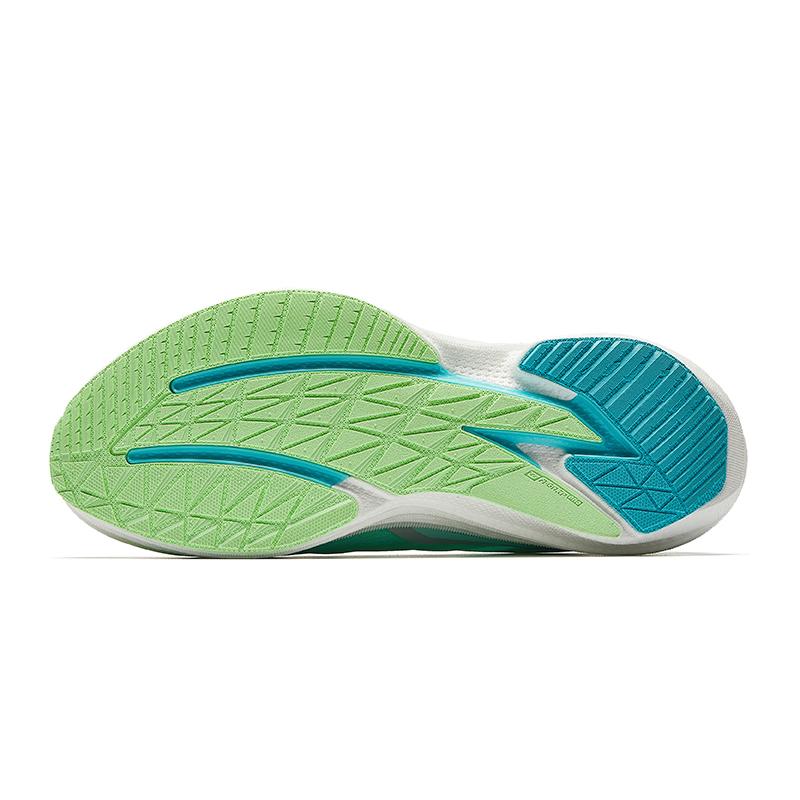 Anta Mach 5.0 Fashionable Comfortable Versatile Wide Fit Slip-Resistant Durable Low-Top Casual Running Shoes Men Sneaker White Blue Green 112535593R-2