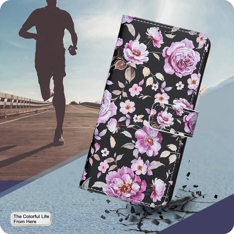 Leather Flip Case For Samsung A16 A36 A56 Case Wallet Card Etui On for Samsung Galaxy A16 A26 A36 A56 A06 5G Phone Cover Painted