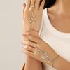 Bracciale Gotico Unico Bracciale Serpente Connettore Dita Femminile 2025 Bracciale Animale Esagerato Gioielli Semplici Personalità Regalo