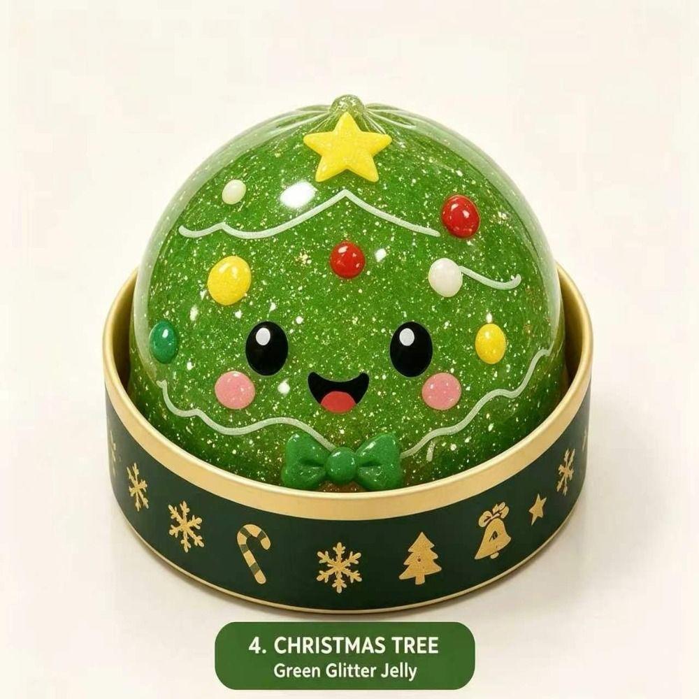 Santa Reindeer Snowman Dumpling Squishies Stress Relief Fidget Toy Christmas Holiday Party