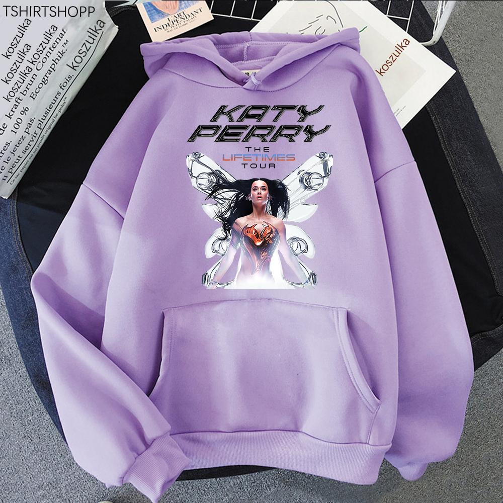 Katy Perry The Lifetime Tour Hoodie Mode Damen/Herren Harajuku Ästhetik Hoodies Unisex Herbst Winter Pullover Sweatshirts
