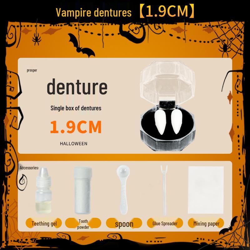 Halloween Vampire & Zombie Fangs - Prank Teeth & Masquerade Props