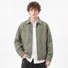 American trendy leather jacket men's new men's leather jacket casual wear simple versatile top