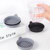 KENASTA Car Set of Silicone Suitable for All Cars Non-Slip Coasters, 2, Anti-Slip, Scratch-Resistant, Vibration-Dampening, Material, Round, 8.1cm