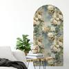 Boho Arch Romantic Flowers Wall Stickers Geometric Art Wall Decal DIY Self-adhesive PVC Wallpaper Home Decor