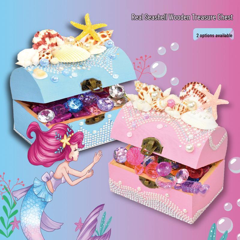 DIY Mystery Egg Puzzle Treasure Chest: Creative Wooden Storage Box & Lucky Bag Gift for Kids