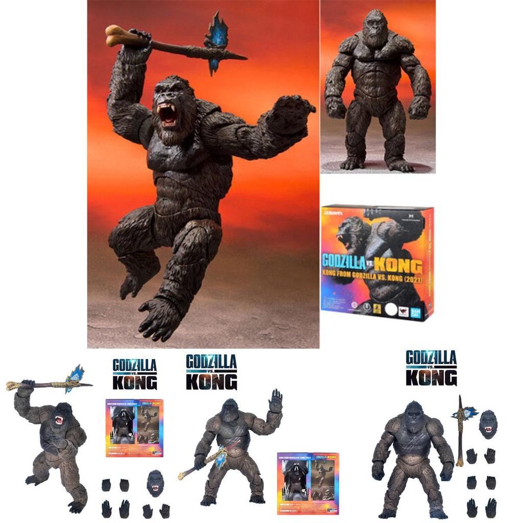 Godzilla Vs Kong King Kong Toy Model Figure Highly Posable Pvc Material 14cm Height