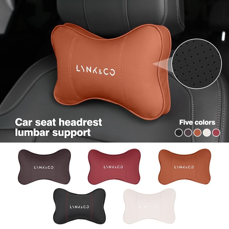 Car Seat Headrest Lumbar Support Spine Protect Neck Rest Cushion For LYNK&CO 01 05 03 09 02 04 06 07 08 PHEV 09 MHEV