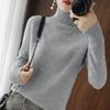 Korean Fashion Turtleneck Sweaters Warm Thick Pullovers Casual Autumn Winter Women Knitwears Basic Long Sleeve Jumpers