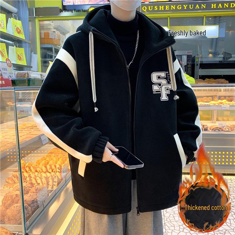 

Boys Thickened Cotton Jacket - Autumn & Winter, Stylish Teen Coat XL 110-130 jin