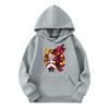 Child Fashion Lightweight Long Sleeve Pullover With Pockets  Print Hoodie