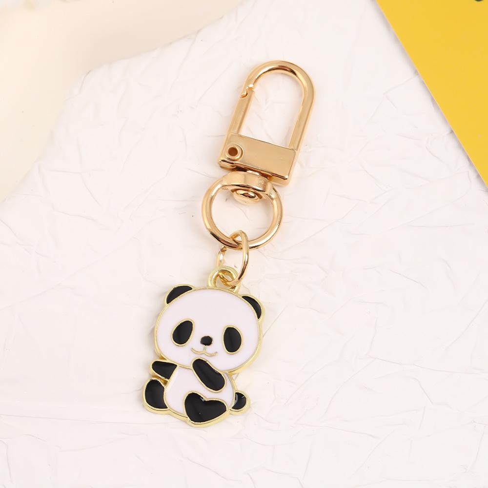 Panda Alloy Keychain Pendant Charm - Gift for Friends & Classmates, Bag Decoration