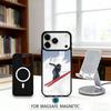 Cool S-Skiing Phone Case For iPhone 17,16,15,14,13,12,Pro,Max For Magsafe Magnetic Wireless Charging