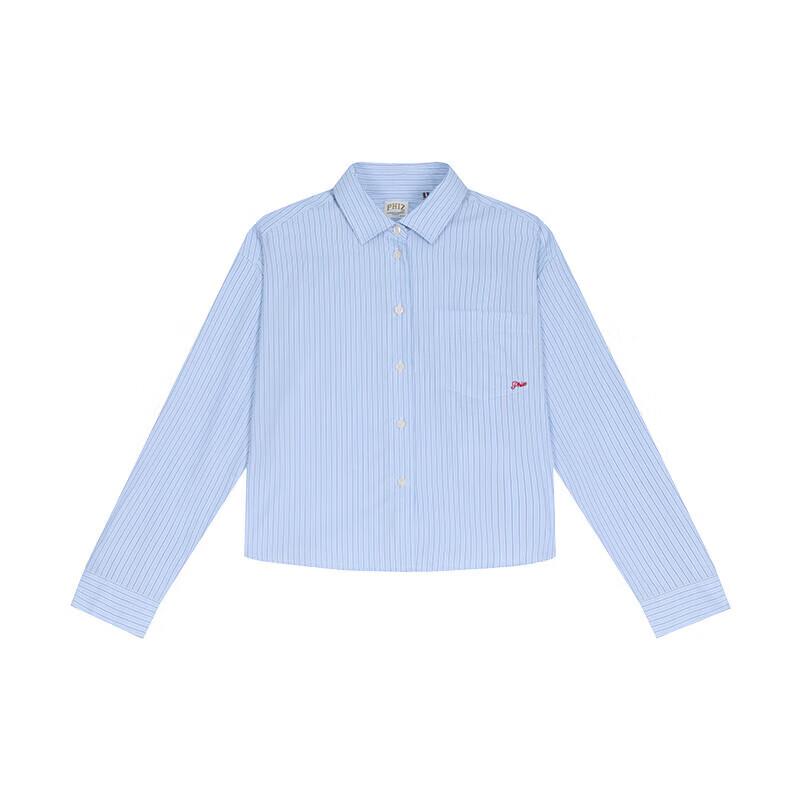 HAZZYS Damska koszula PHIZ w paski z długim rękawem do pracy