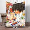 Japanese Anime Blanket DEATH-NOTE Children Warm Soft Blankets for Sofa Bed Cover Blanket Suitable for Birthday Souvenir Gifts