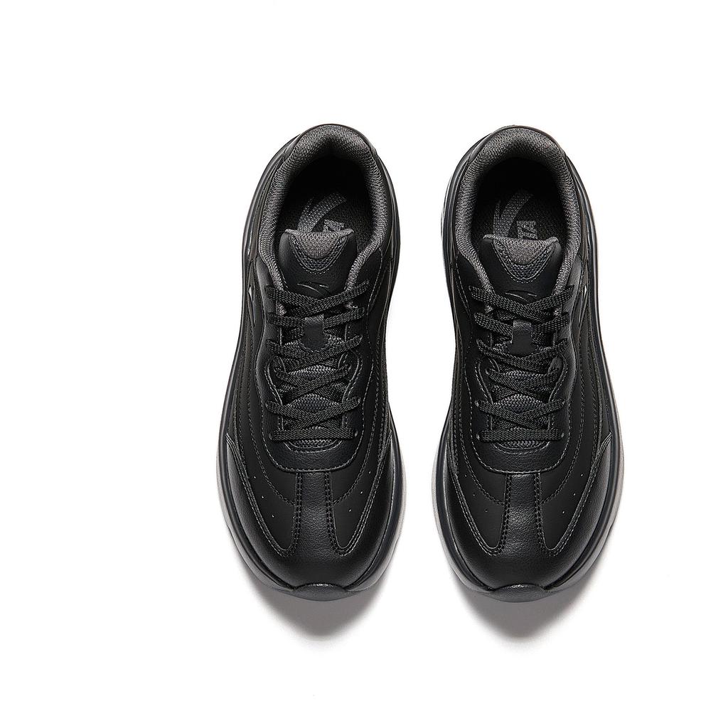 Anta Wave Fashion Thick Sole Height Increasing Water Resistant Soft Bottom Low Top Casual Shoes Women Casual Shoes Basic-Black 922548887-4