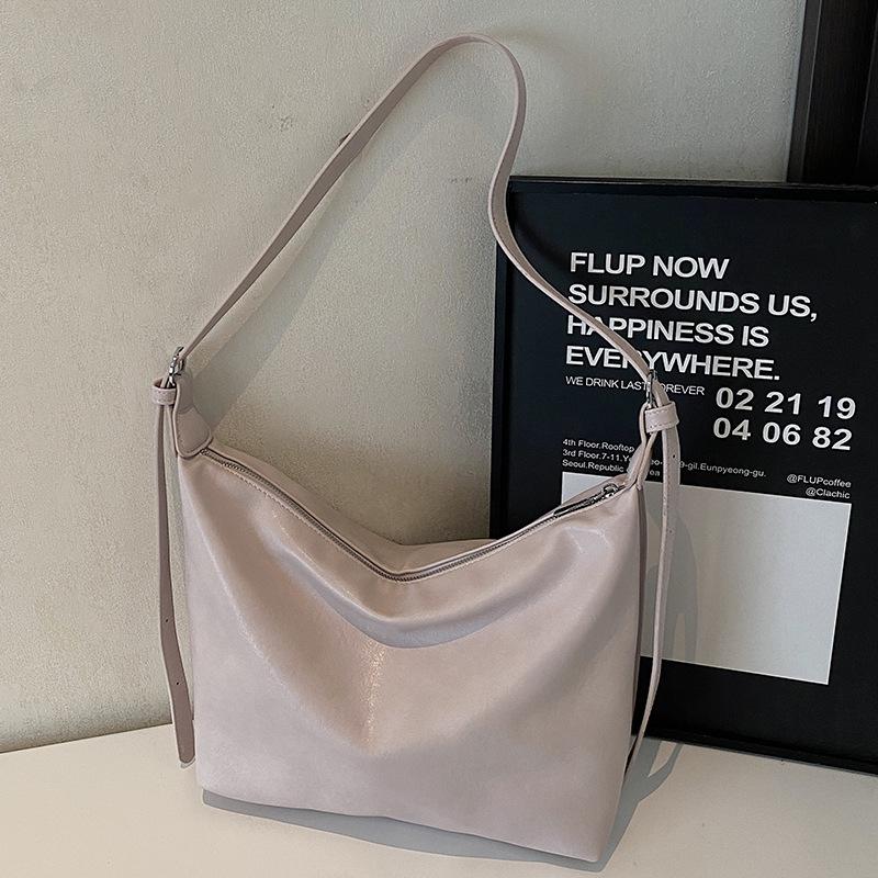 Tasche Umhängetasche Damen Neue Koreanische Lazy Style Einfarbig Damen Pendler Custom Knödeltasche Schultertasche