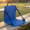 Stadium Cushion with Backrest Foldable Folding Seat Carrying Handle Portable Bleacher