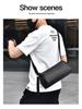 Trendy Korean-Style Retro Cylinder Crossbody Bag - Water-Resistant, Unisex Casual Shoulder Bag
