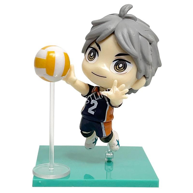 Volleyball Junior Q Version Hand-made  Collection Model Series PVC Doll Decoration Classic Anime Character Model Toys