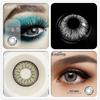 Eyeshare Cosplay Farbkontaktlinsen für Augen Ayy-Serie Kontakt-Make-up Sharingan Beauty Rote Kontaktlinsen Augenkosmetik Farblinsenaugen