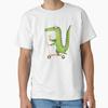 Crocodile With Icecream Classic Tshirt Tshirt Made In Usaus Size S2xl