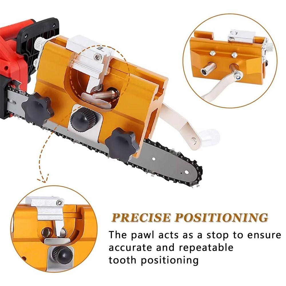 Chain Grinder Hand-cranked Chain Grinder Portable Chain Sharpener  Chain Sharpening Tool