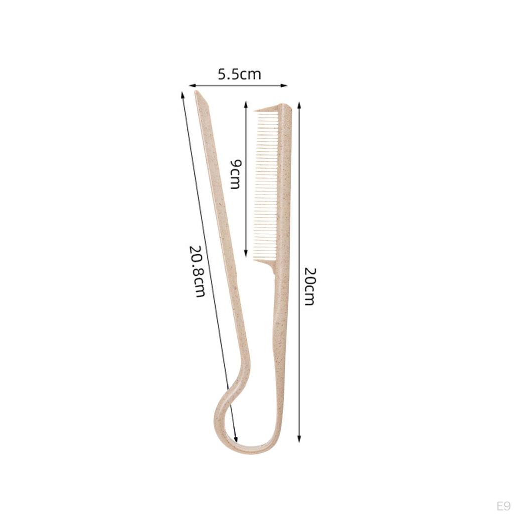 Hair Straightener Comb Flat Iron Comb,Professional,Parting for Straight Styling