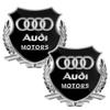 1/2PCS 3D Metal Car Body Trunk Sticker Auto Emblem Decal Accessories For  Audi V6T A4 A1 Q3 A5 Q5 Q7 S5 A6 V6T S8 V8T Car Styling