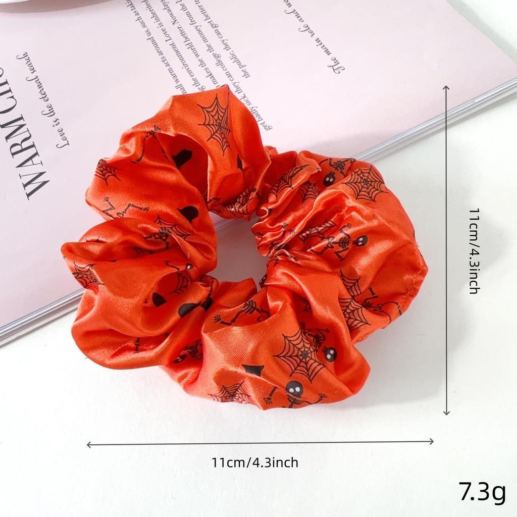 Hot-Selling Halloween Pumpkin Skull Hair Tie: Spooky Festival Hair Accessory