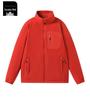 2025 Men's Windproof Fleece Jacket, Thickened Stand Collar, Warm Lining, Customizable and Available for Group Purchase