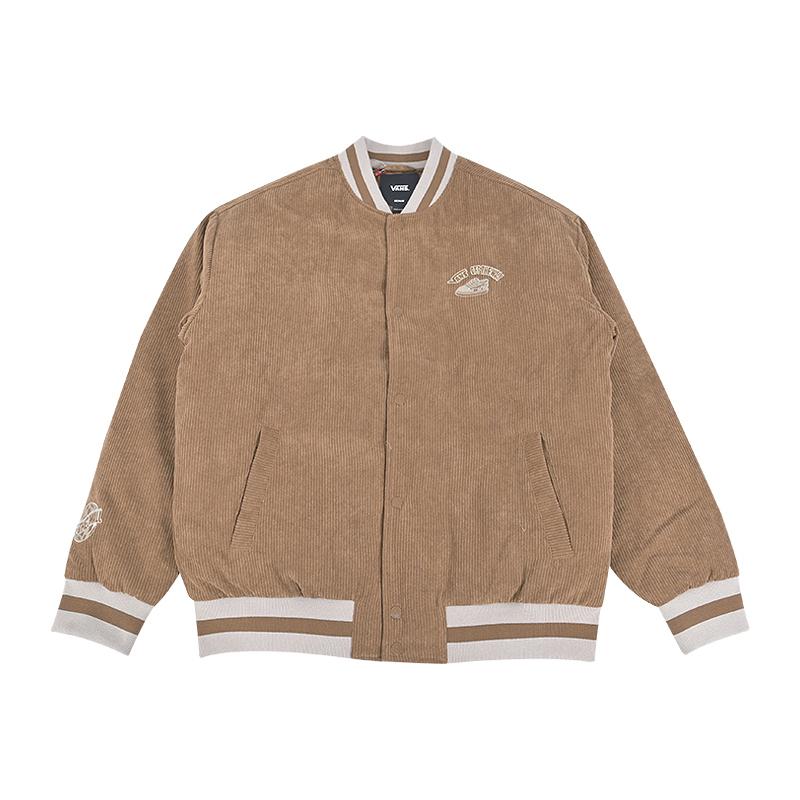 

Vans Off The Wall Sports Casual Baseball Collar Single-Breasted Gray Duck Down Jacket Men Jackets VN000SPH0E0 XL