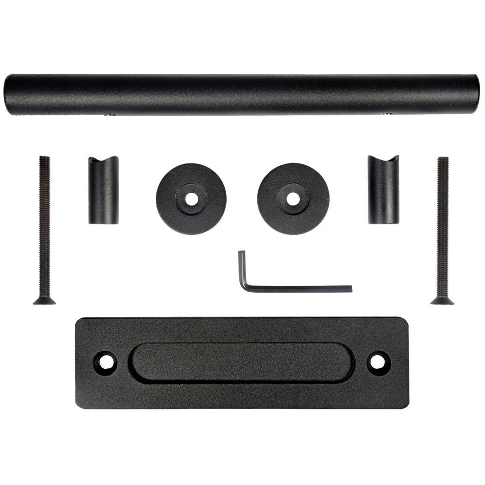 Černá nerezová ocel Vintage rukojeť pro posuvné dveře stodoly