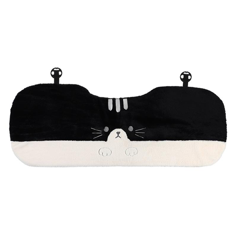 Cute Cat Paw Car Neck and Lumbar Support Headrest Pillow - Plush Backrest Decoration