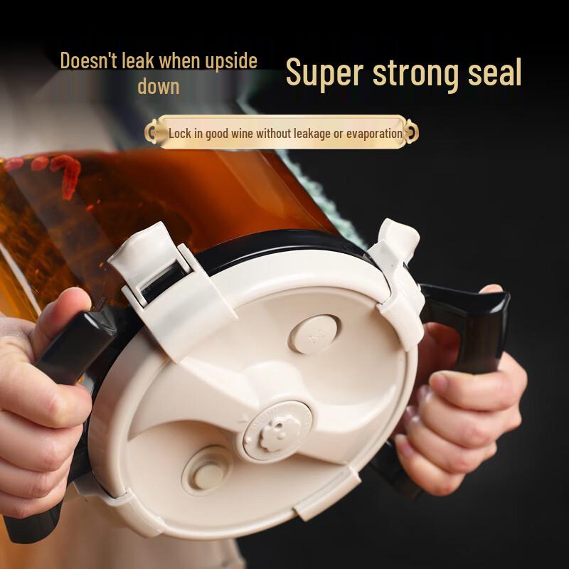 Naijiang Lead-Free Glass Infusion Jar with Faucet