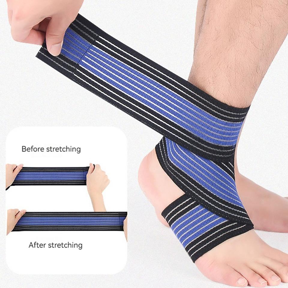 1Pcs High Elastic Ankle Braces Compression Straps for Running Jumping Rope Sprain Protection Men Women