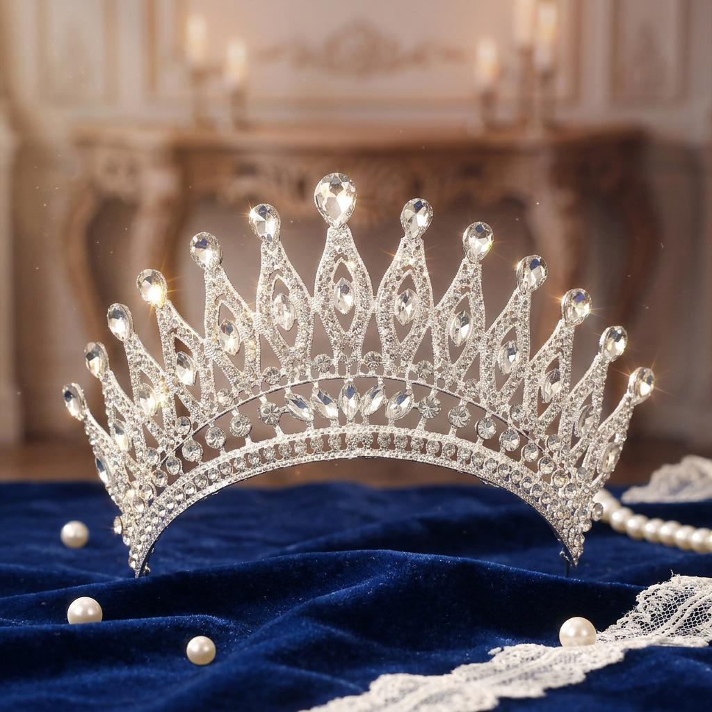 Strass-Tiara: Braut, 18. Geburtstag, Prinzessin & Kind Haarschmuck