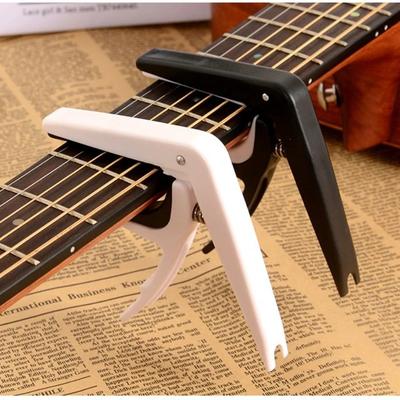 Universal Acoustic Guitar Capo Clip Plastic Metal Clamp Changing Strings Tools For Wood Classic Electric Guitar And Ukulele