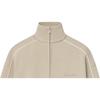 Fear of God Essentials Modern Fleece Track Jacket With Piping Timber/Cloud White Men Outerwear Cream 202SP256891F