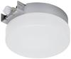 Iris Ohyama LED Porch Light with Motion Sensor, Round, Daylight White, 520lm (IRBR5N-CIPLS-MSBS)
