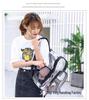 Large Capacity Transparent Backpack for High School Girls - Durable PVC Design.