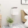 VidaXL Bedside Table High Gloss White 30.5x30x30 Cm Engineered Wood 3079724