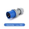 IP44 Waterproof Industrial Plug Socket Connector with Solid Copper Core, 16/32A Aviation Plug.