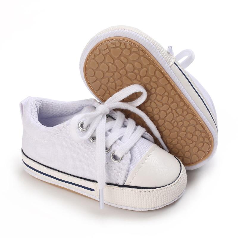 Scarpe Primi Passi per Neonati e Bambini Piccoli Suola Morbida Leggere Scarpe da Ginnastica per Neonati per Bambini e Bambine di 3 6 12 Mesi Tessuto Traspirante Calzature Casual