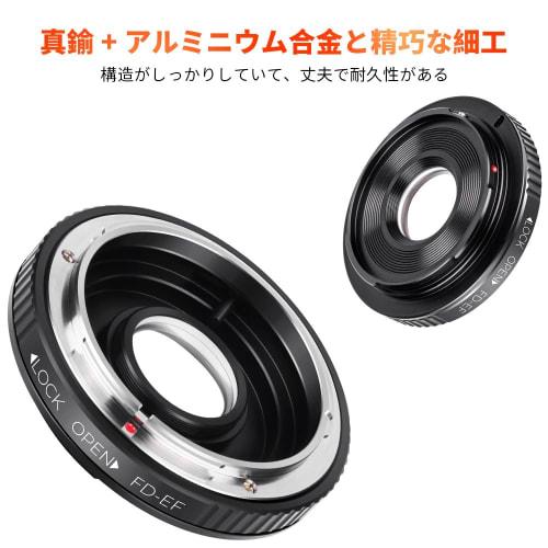 K&F Concept Mount Adapter FD-EOS Canon FD Mount Lens-EF Mount Conversion FD Lens Adapter for Canon EOS Camera "Manufacturer Direct Store