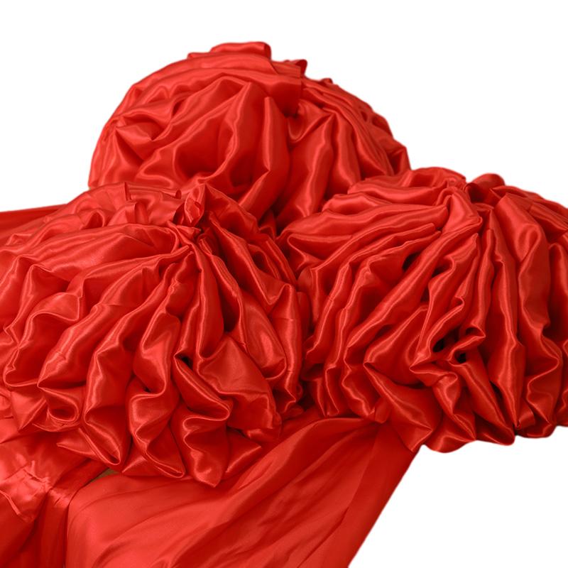 Grand Opening Red Cloth Flower Ball New Car Delivery Opening Ceremony Ribbon Cutting Ceremony Hydrangea Flower Dance Accessories