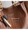 Dámská texturovaná crossbody taška přes rameno s velkou kapacitou