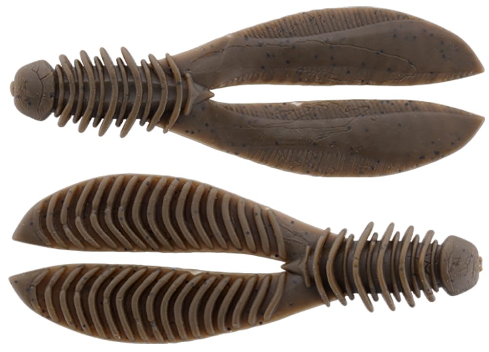 Jackall Ribbing Bunny Elastomer Green Pumpkin 3.8-inch