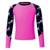 Girls' Swimsuit Long Sleeve UPF50+ Rash Guard Top Swimming Shirt Swimwear